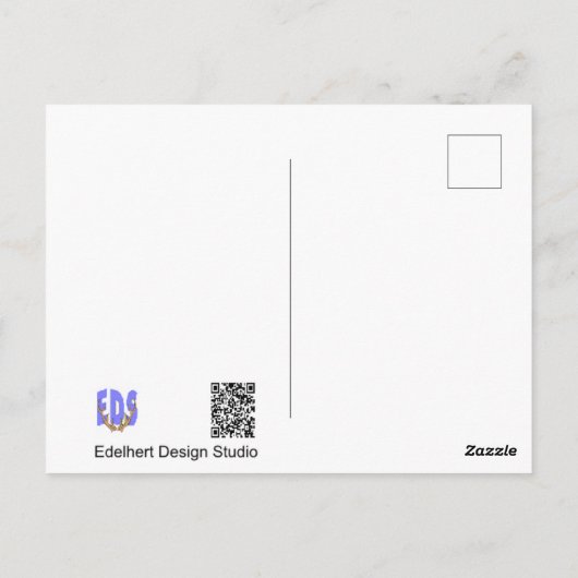 Red Tulips mit Orange Background DIY Postkarte (Rückseite)