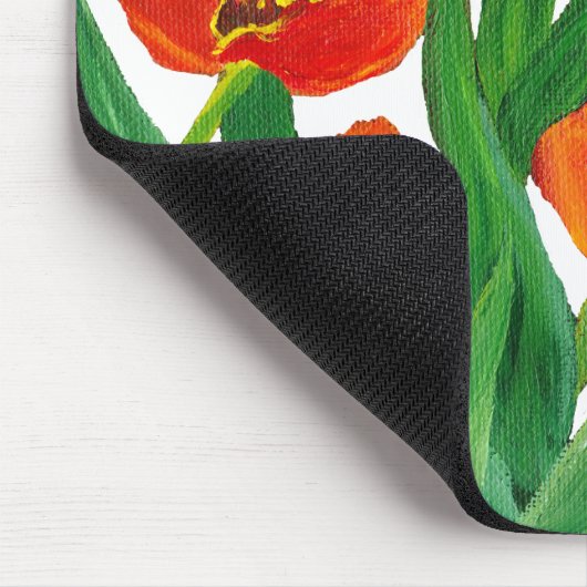 Red Tulips Mousepad (Ecke)