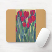 Red Tulips Mousepad (Mit Mouse)