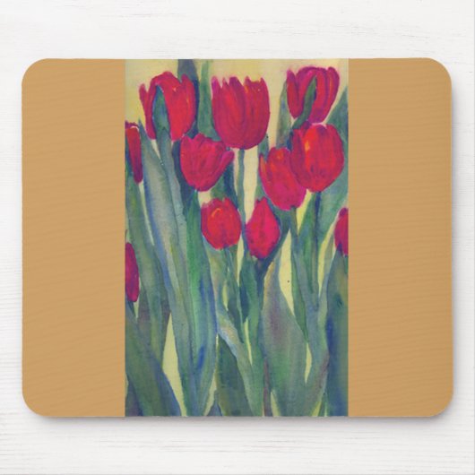 Red Tulips Mousepad (Vorne)