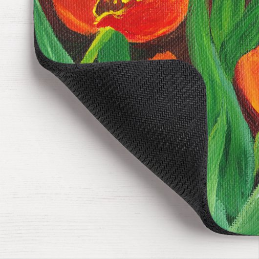 Red Tulips Mousepad (Ecke)