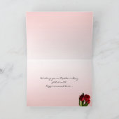 Red Tulips Muttertag Karte (Innenseite)