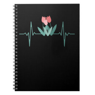 Red Tulips Notizblock