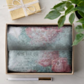 Red Tulips Ostrich Feather Ephemerial Decoupage Seidenpapier (Geschenk)