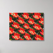 Red Tulips Pattern Leinwanddruck (Vorderseite)