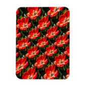 Red Tulips Pattern Magnet (Vertikal)