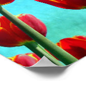 Red Tulips Poster (Ecke)