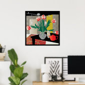 Red Tulips Poster (Heimbüro)