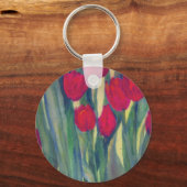 Red Tulips Schlüsselanhänger (Vorderseite)