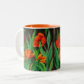 Red Tulips Tasse (Vorderseite Links)