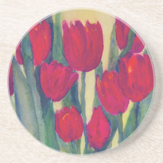 Red Tulips Untersetzer (Vorne)
