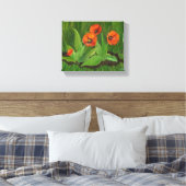 Red Tulips Wrapped Canvas Leinwanddruck (Insitu (Schlafzimmer))