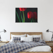 Red Tulips Wrapped Canvas Leinwanddruck (Insitu (Schlafzimmer))