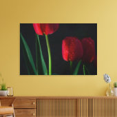 Red Tulips Wrapped Canvas Leinwanddruck (Insitu (Wohnzimmer))