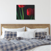 Red Tulips Wrapped Canvas Leinwanddruck (Insitu (Schlafzimmer))