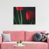 Red Tulips Wrapped Canvas Leinwanddruck (Insitu (Wohnzimmer))