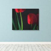 Red Tulips Wrapped Canvas Leinwanddruck (Insitu (Holzboden))