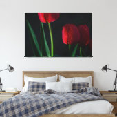 Red Tulips Wrapped Canvas Leinwanddruck (Insitu (Schlafzimmer))