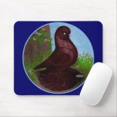 Red Tumbler Circle Mousepad (Mit Mouse)