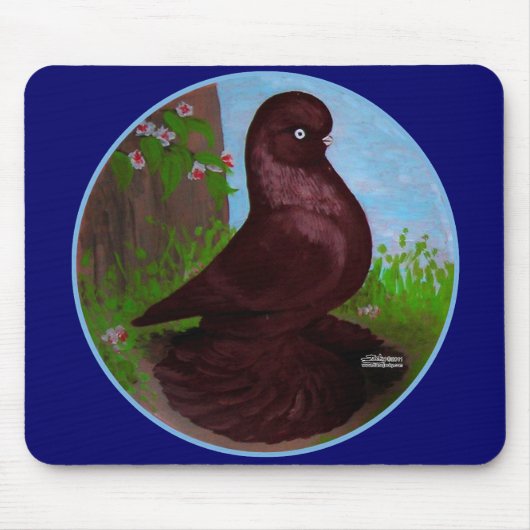 Red Tumbler Circle Mousepad (Vorne)