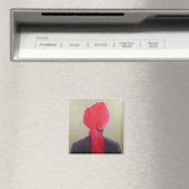 Red Turban Lila Jacket Magnet (In Situ (Geschirrspüler))