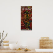 Red Turbin Poster (Küche)