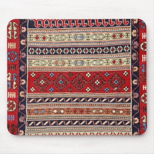 Red Turkish Rug Design Mouse Pad Mousepad (Vorne)