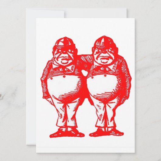 Red Tweedle Dee & Tweedle Dum (Vorderseite)