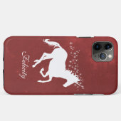 Red Unicorn Personalisiert Case-Mate iPhone Case (Rückseite (Horizontal))