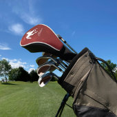 Red Unicorn Personalisierter Golf Head Cover Golf Headcover