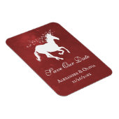 Red Unicorn speichern Sie das Datumsfenster Magnet (Rechte Seite)