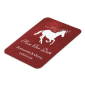 Red Unicorn speichern Sie das Datumsfenster Magnet (Linke Seite)