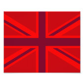 Red Union Jack Fotodruck (Vorne)