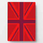 Red Union Jack Fotoplatte (Vorderseite)