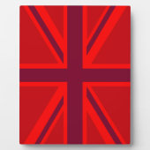 Red Union Jack Fotoplatte (Vorderseite)