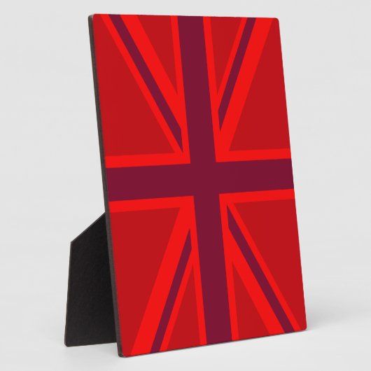 Red Union Jack Fotoplatte (Seite)
