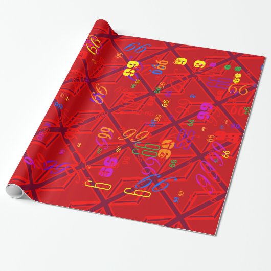 Red Union Jack Geschenkpapier (Ungerollt)