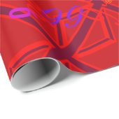 Red Union Jack Geschenkpapier (Rolleneckpunkt)