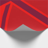 Red Union Jack Geschenkpapier (Ecke)