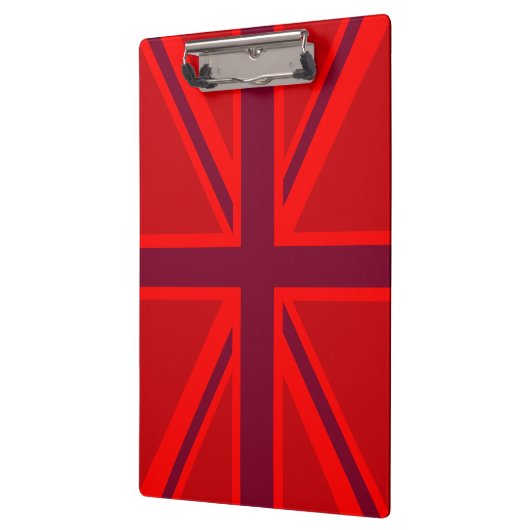 Red Union Jack Klemmbrett (Links)