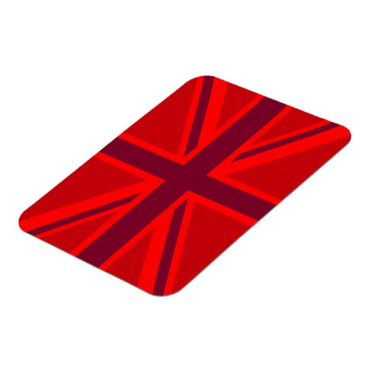 Red Union Jack Magnet (Linke Seite)