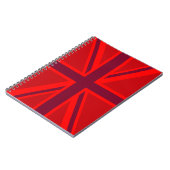 Red Union Jack Notizblock (Linke Seite)