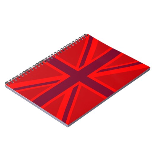 Red Union Jack Notizblock (Linke Seite)