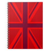 Red Union Jack Notizblock (Vorderseite)