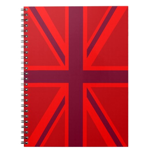 Red Union Jack Notizblock (Vorderseite)