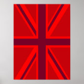 Red Union Jack Poster (Vorne)