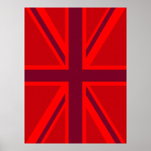 Red Union Jack Poster (Vorne)