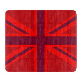 Red Union Jack Schneidebrett (Vorderseite)