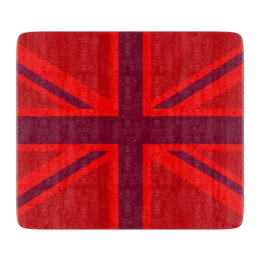 Red Union Jack Schneidebrett (Vorderseite)