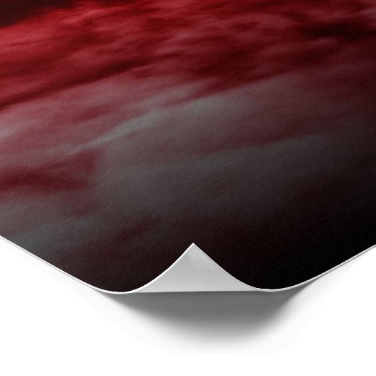 Red Universe Poster (Ecke)